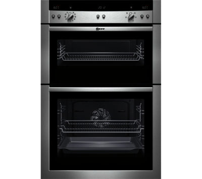 Neff Series 3 U15E52N3GB Electric Double Oven - Stainless Steel